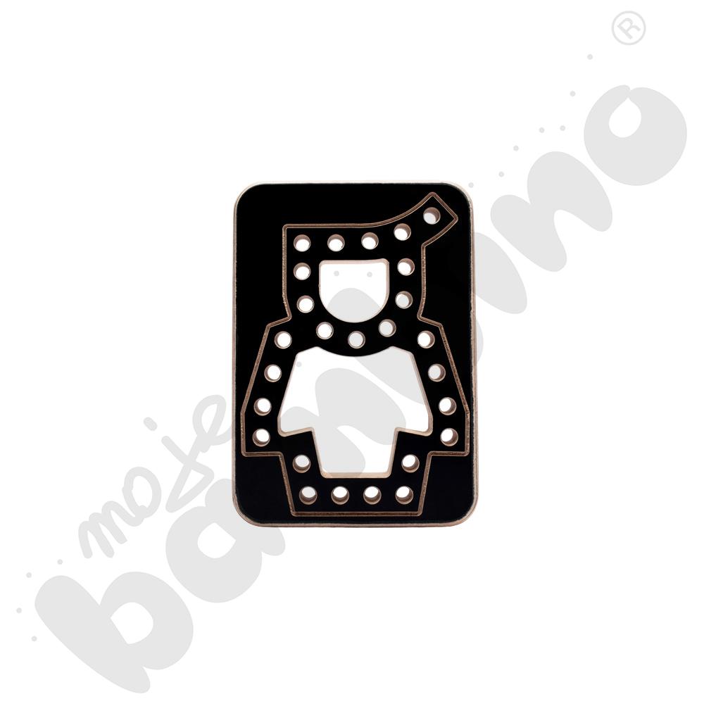 Przeplatanka drewniana Good Wood - czarna - MED