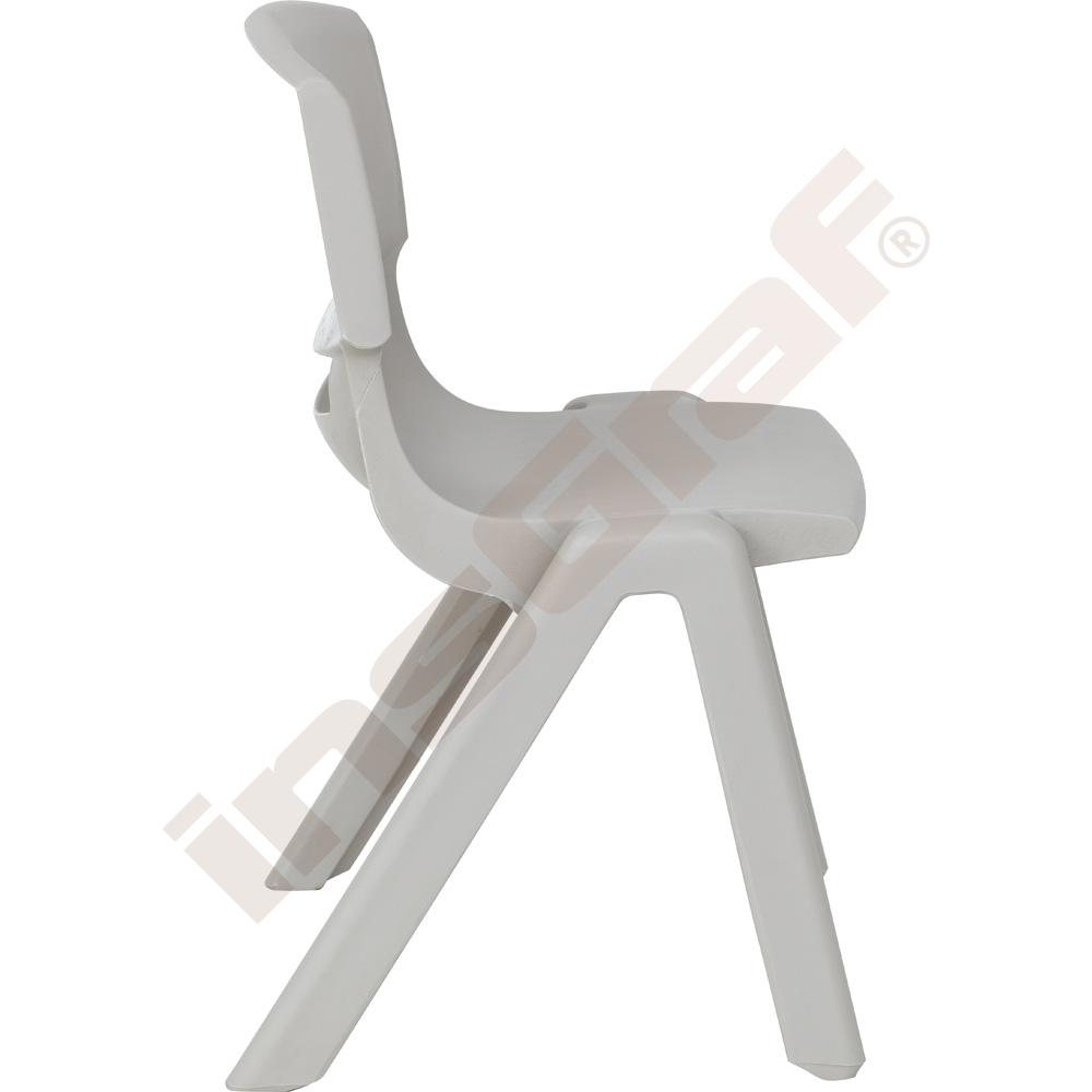 Židle Dumi, vel. 2 - výška 31 cm - ke stolům 53 cm - šedobéžová