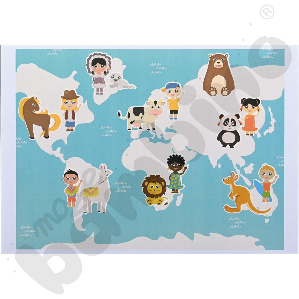 Naklejki - dzieci świata