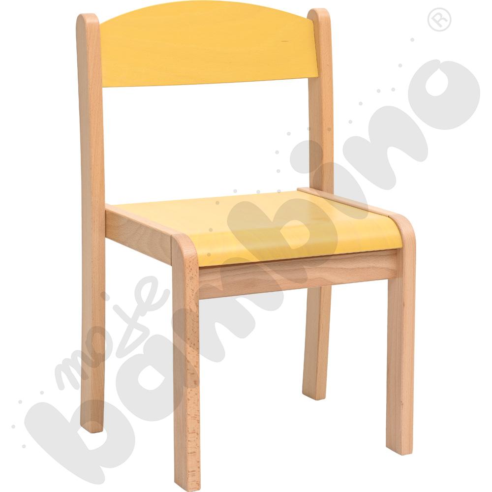 Krzesło Filipek PASTEL żółte, rozm. 3