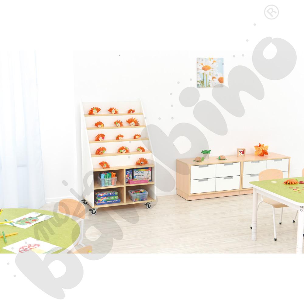 Szafka ekspozycyjna na prace