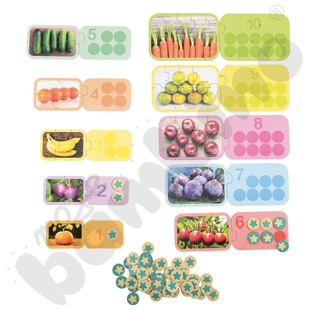 Policz i uzupełnij od 1 do 10