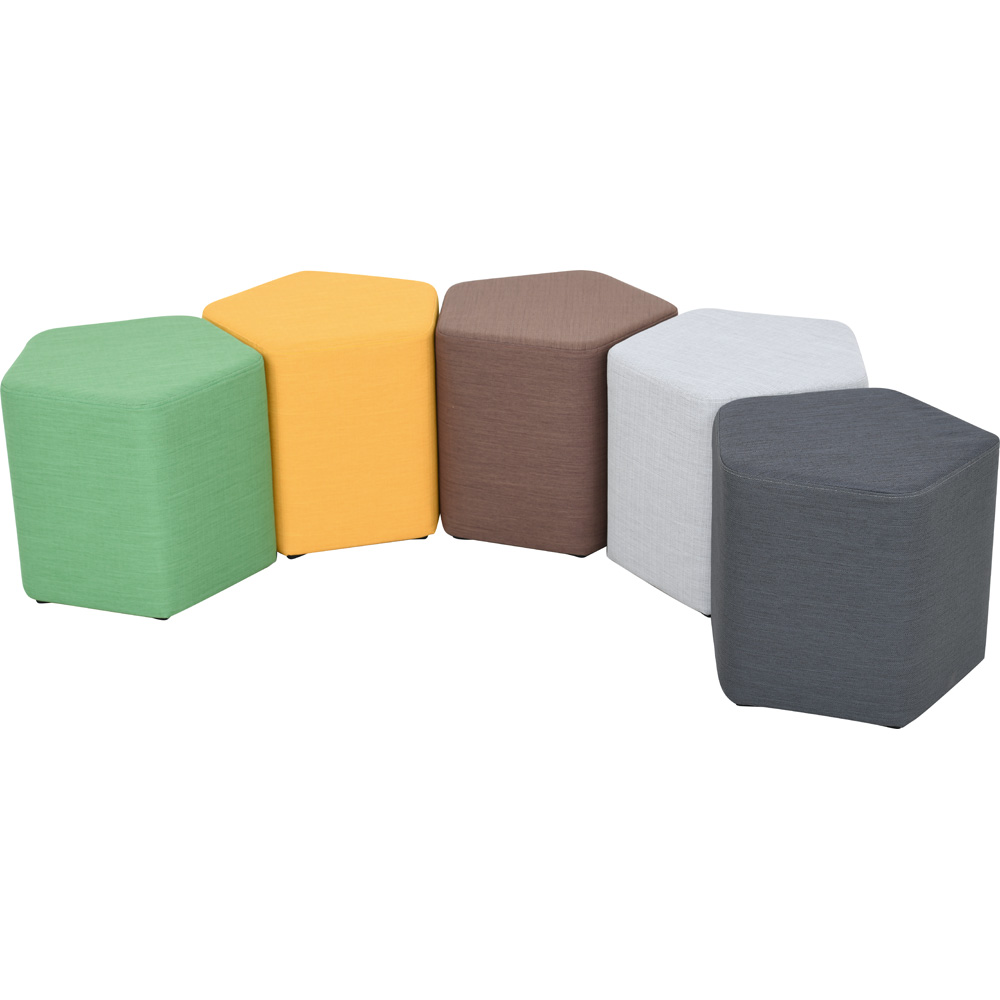 Taburetka Inflamea 1 päťhran - bledohnedá