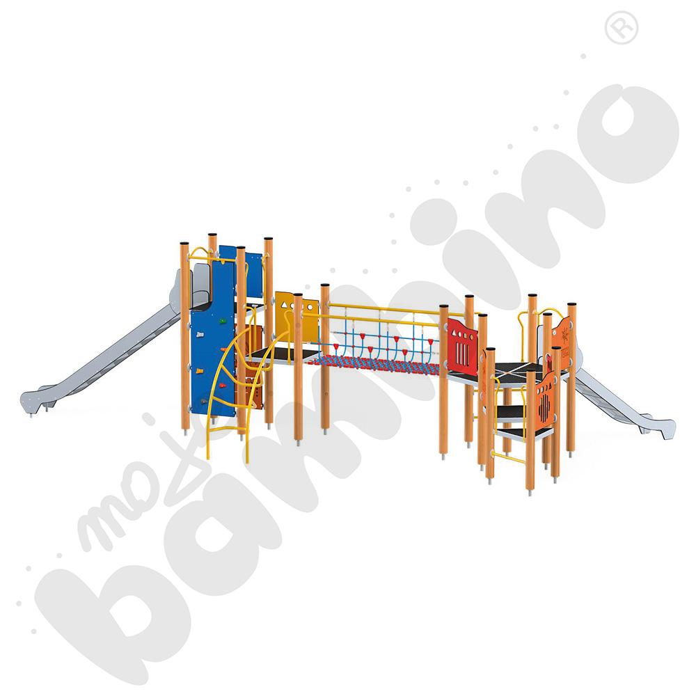 Orbis - platforma 10, drewniane słupy