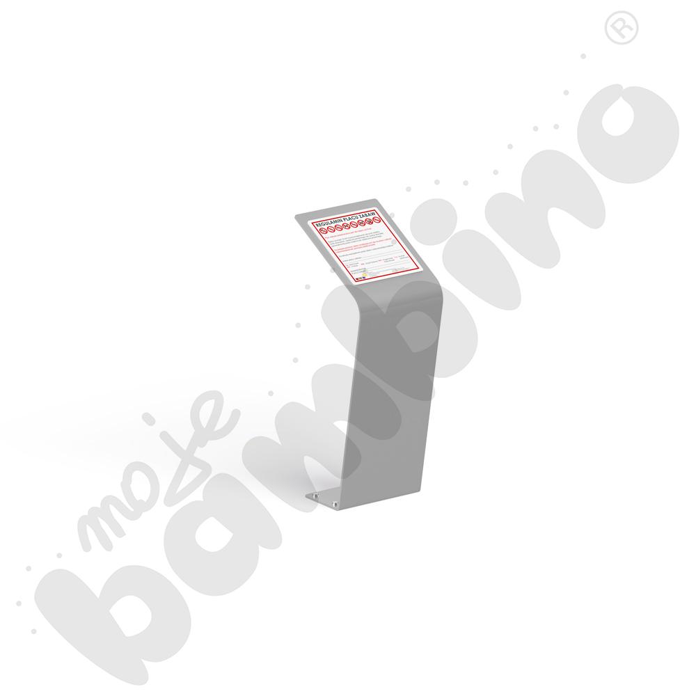 Tablica Regulamin gięta