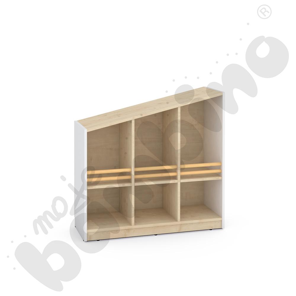 Szafka niska FLO prawa biała