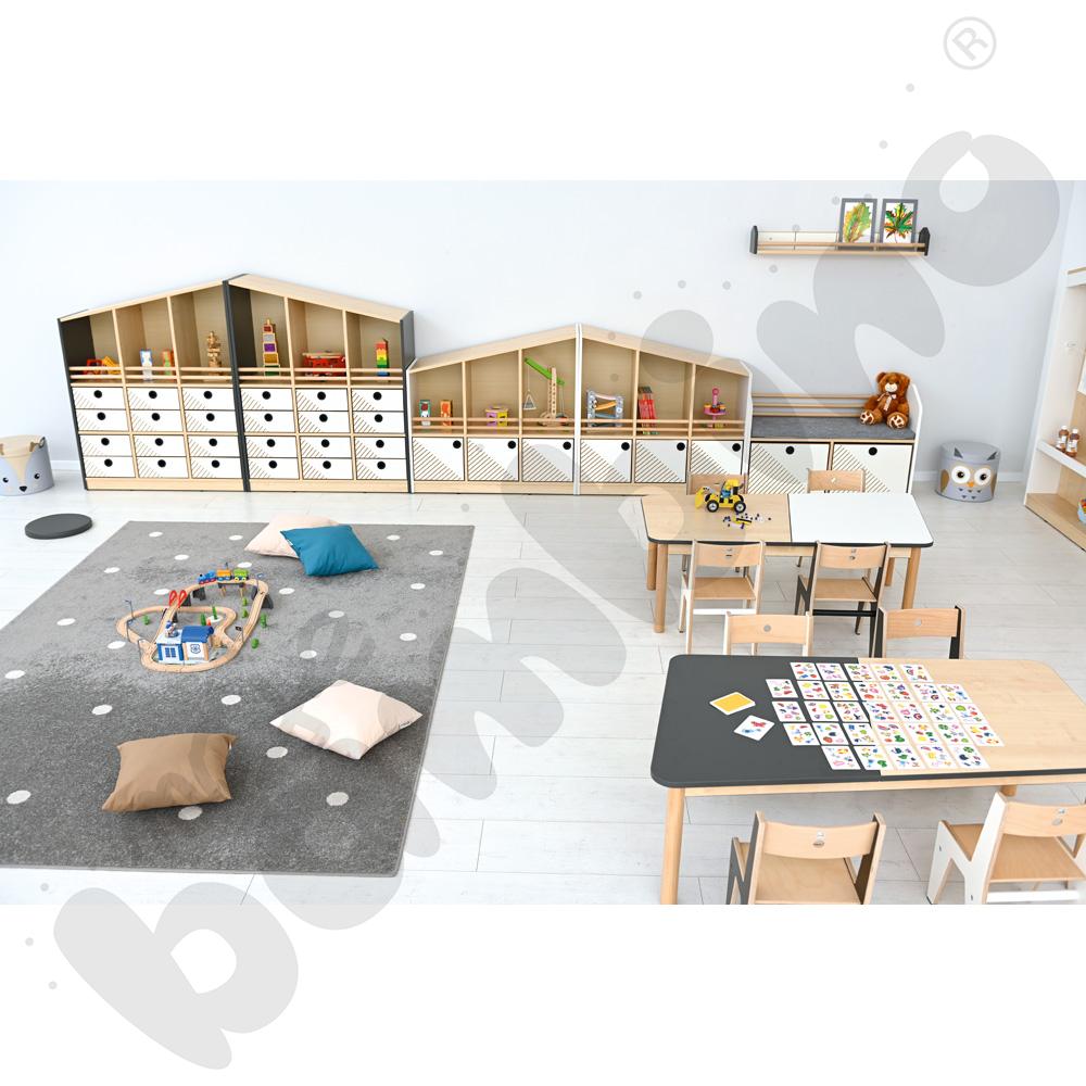 Szafka wysoka FLO lewa antracyt