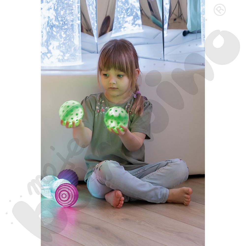 Podświetlane sensoryczne kule