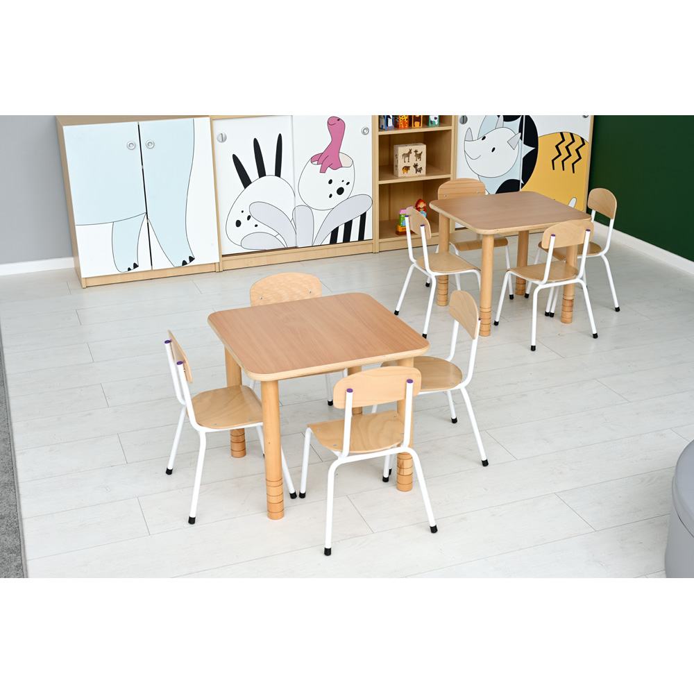 Stôl Flexi štvorcový 60 x 60 - buk