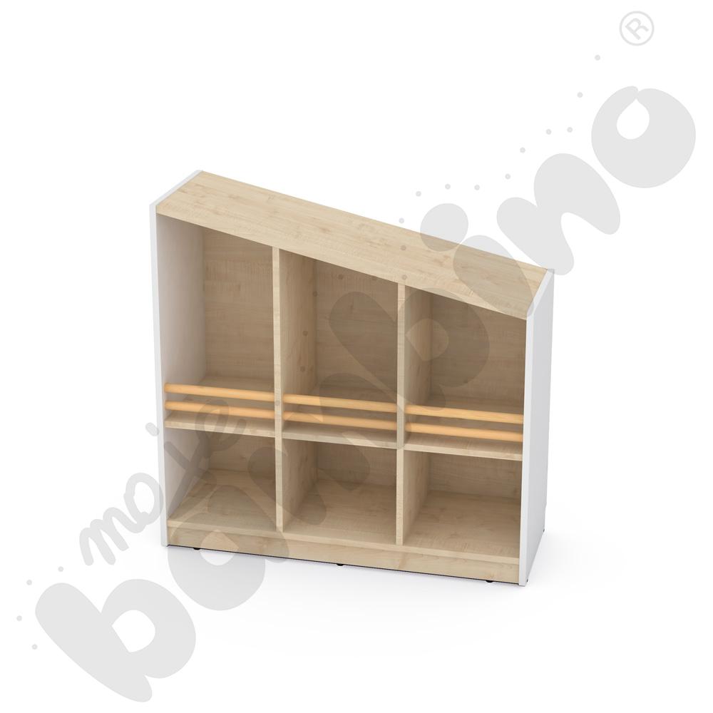 Szafka niska FLO lewa biała