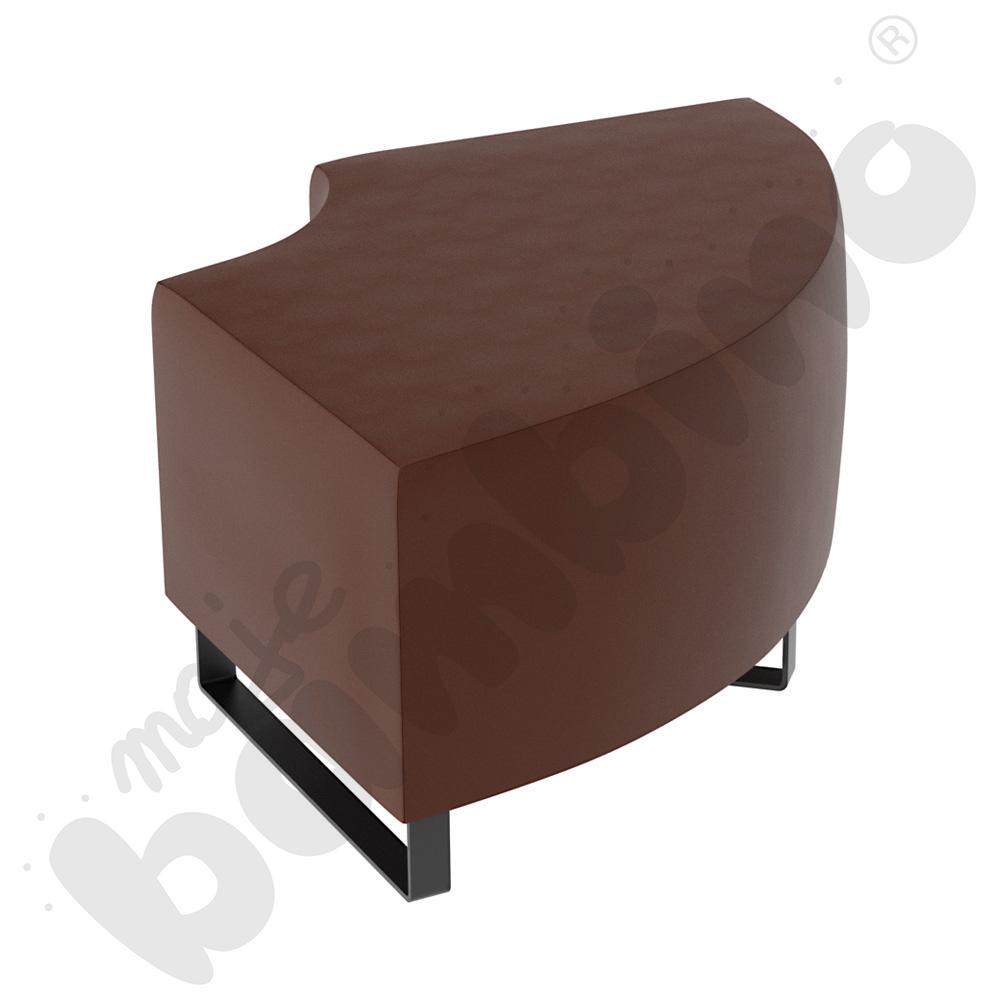 Pufa Universum 1/4 koła rogowa, tkanina MT03