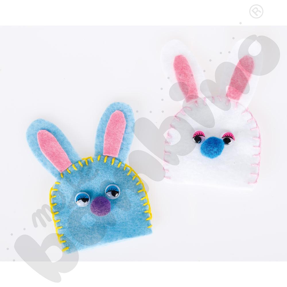 Zajączek - czapeczka na jajko