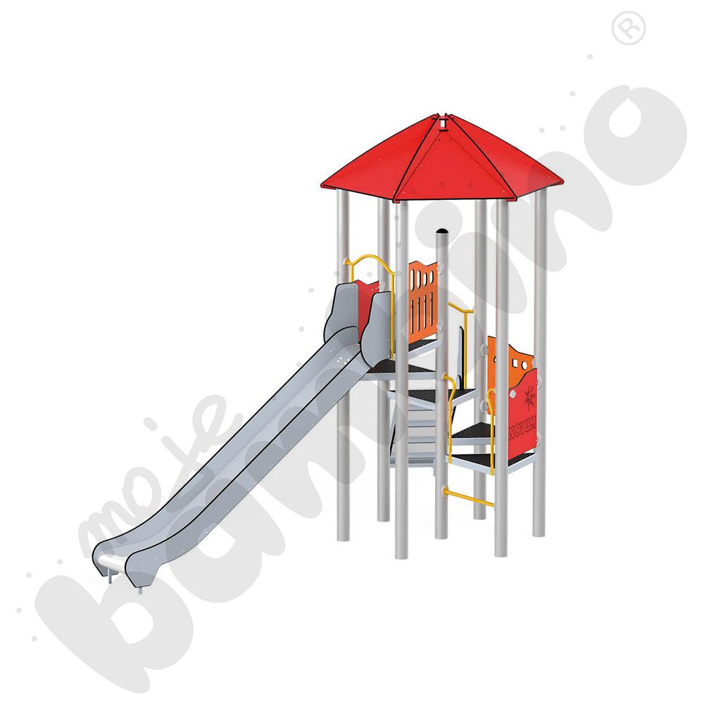 Orbis - baszta 8, metalowe słupy