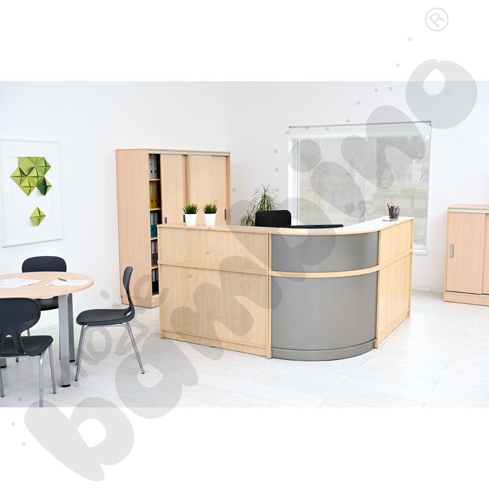 Nadstawka do prostej lady recepcyjnej - klon