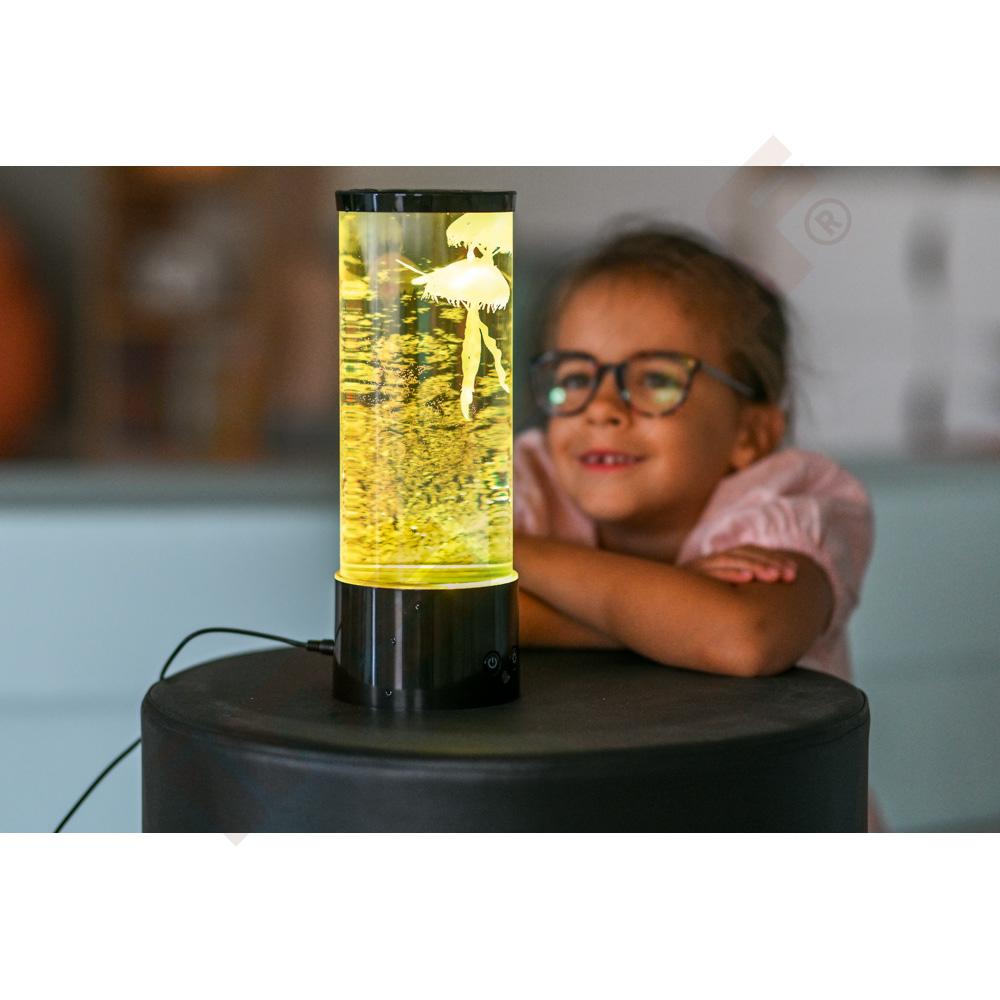 Relaxační lampa s medúzami L