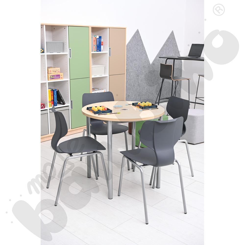 Stół kawowy Expo śr. 80 cm - klon 375