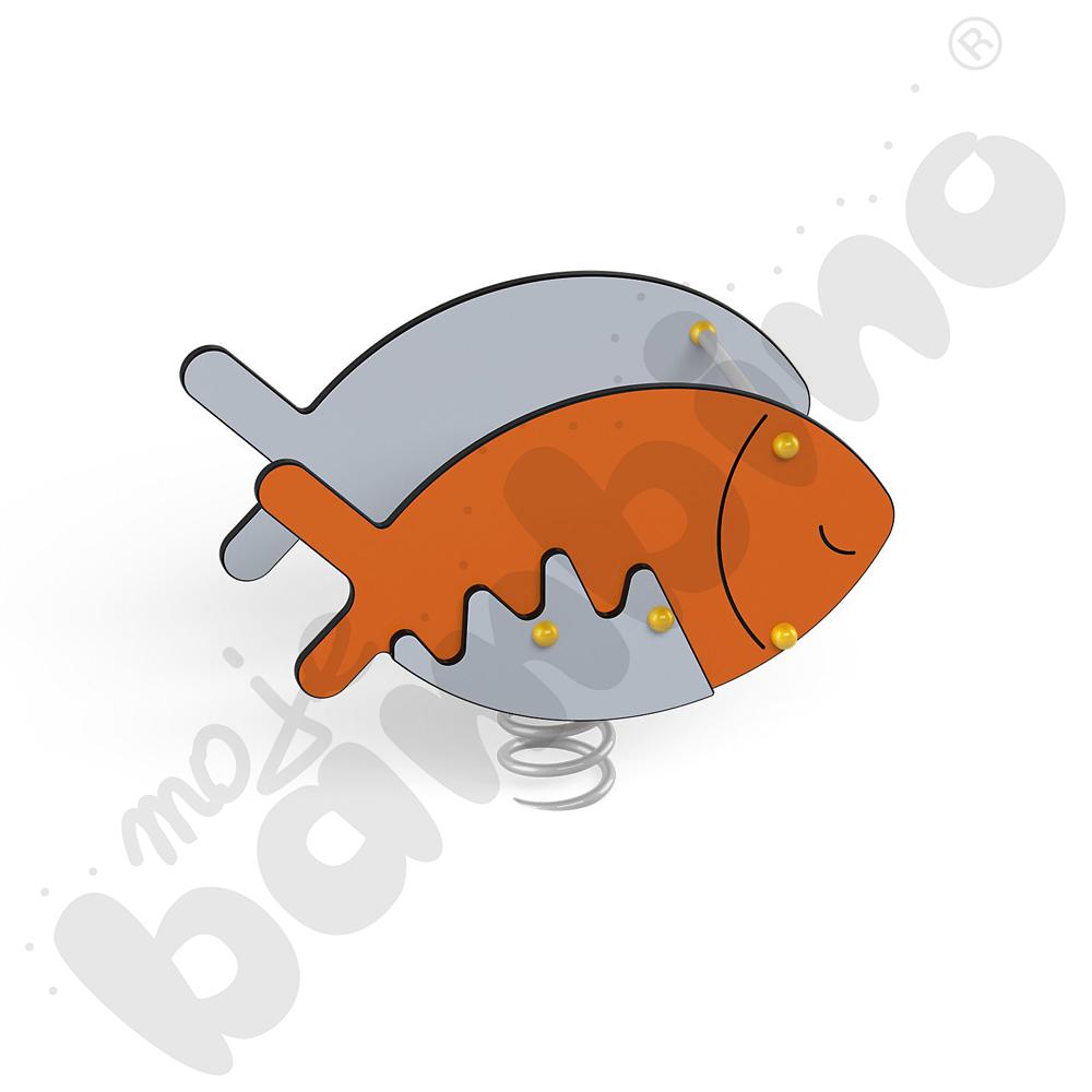 Sprężynowiec Rybka na podstawie metalowej