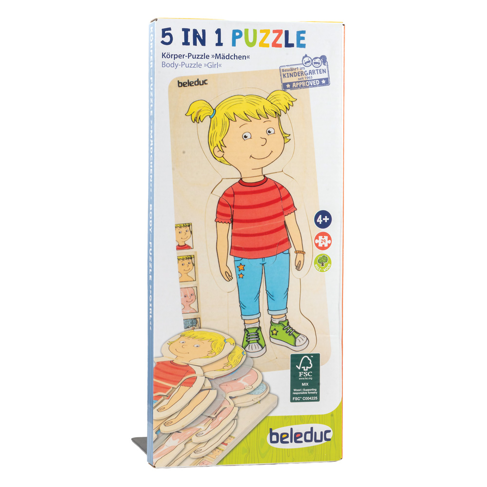 Viacvrstvové puzzle - dievča