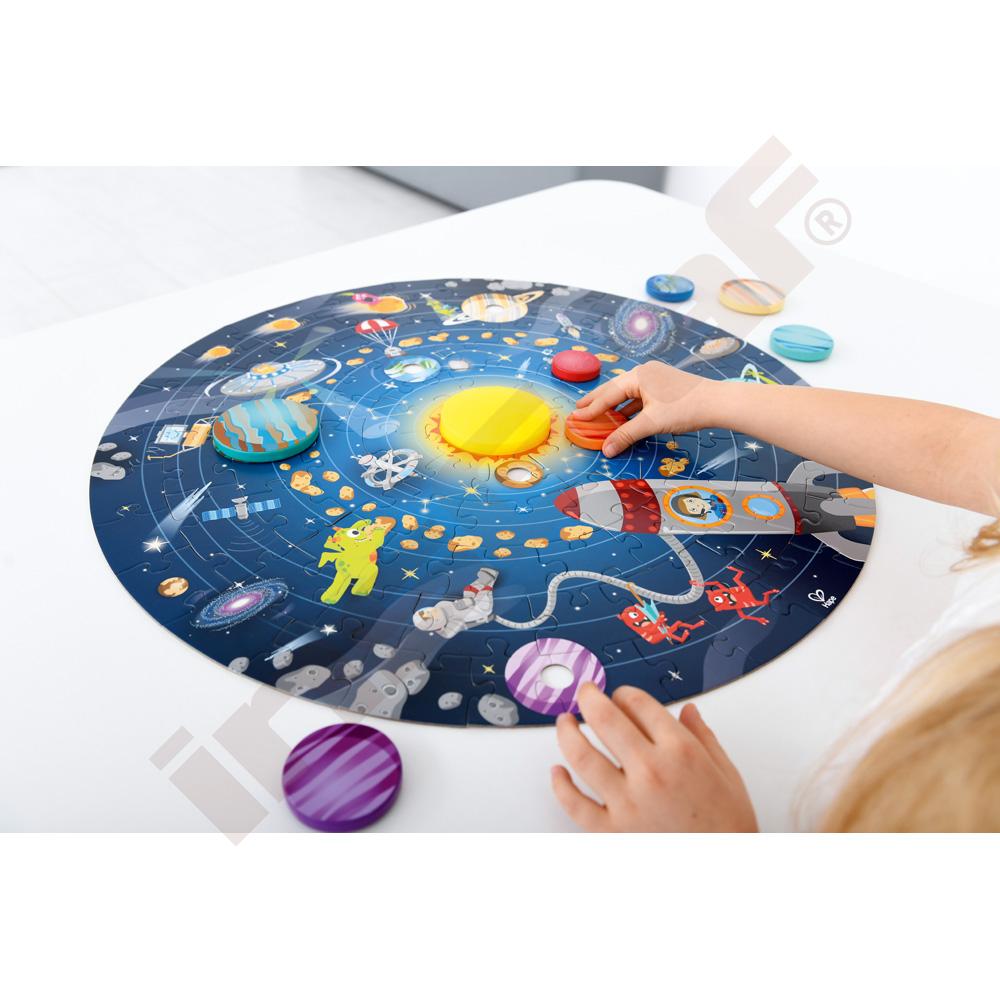 Puzzle so slnečnou sústavou 
