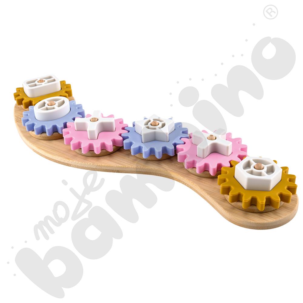 Zębatki silikonowe malucha, mix kolorów