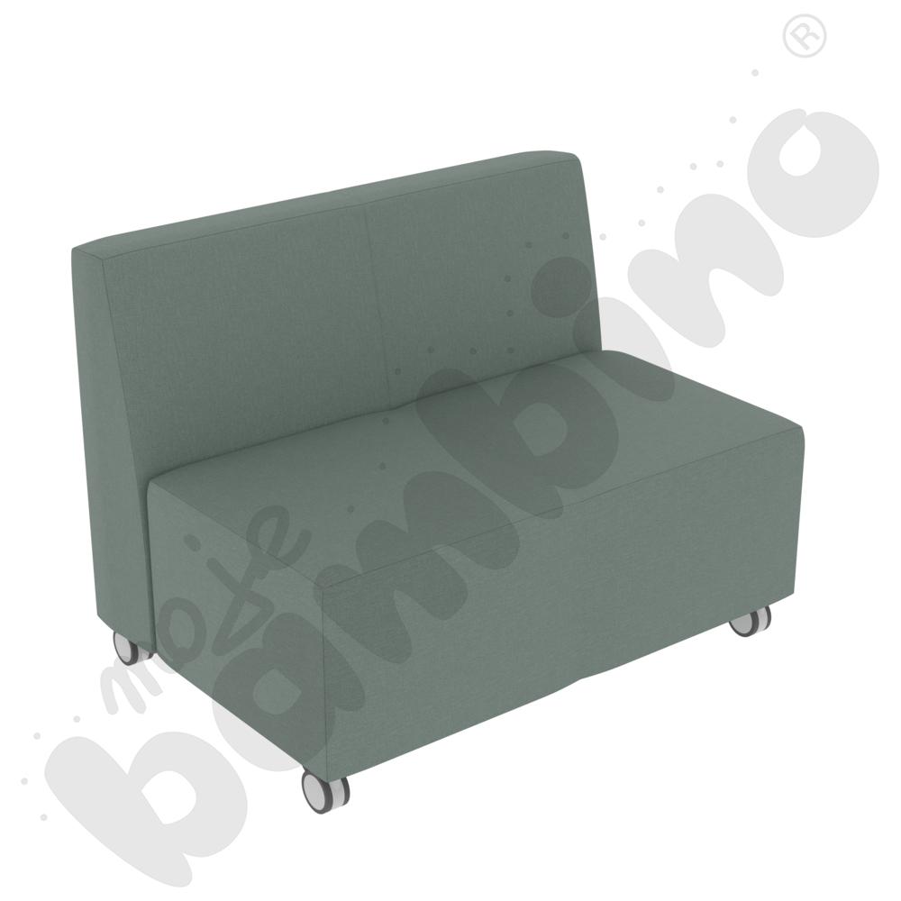   Sofa Universum 2-os. wys. 82 cm, na kółkach, tkanina KG01  