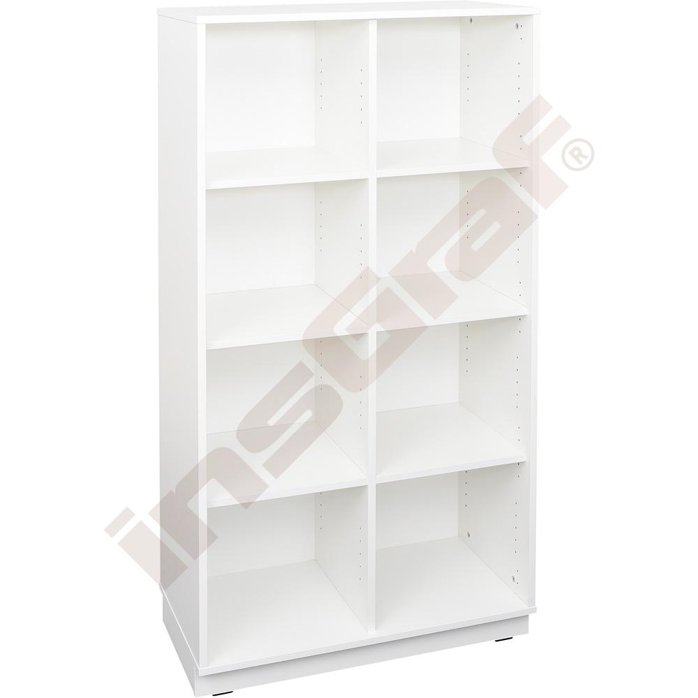 Quadro - Schrank XL mit 1 Mittelwand, B 79, weiß