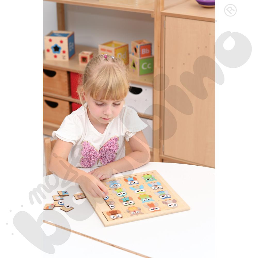 Lotto układanka - sowy