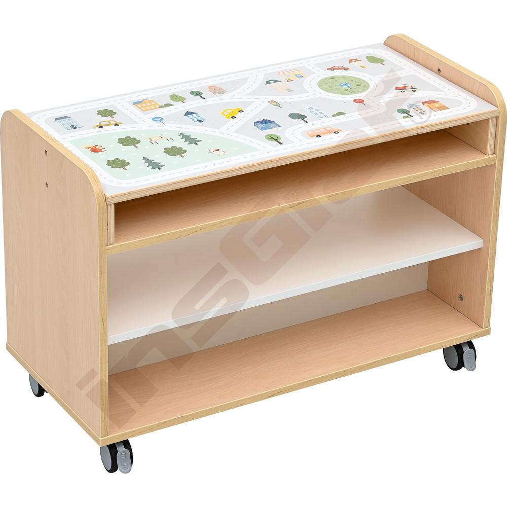 Quadro Mobile Stadt, beidseitig offen, Ahorn Jylland (Quadro 256)
