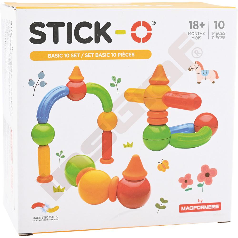 Magformers Stick-0 Základná sada, 10 ks