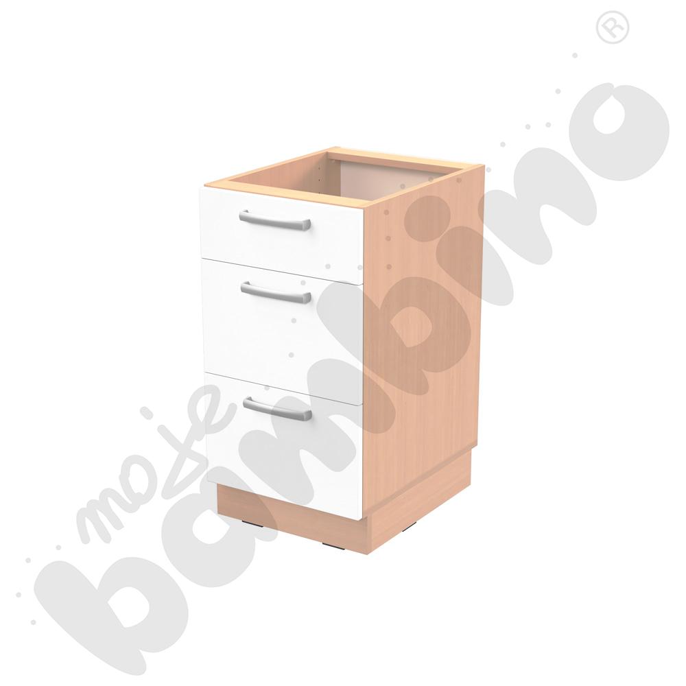 Szafka kuchenna Grande z 3 szufladami - wąska