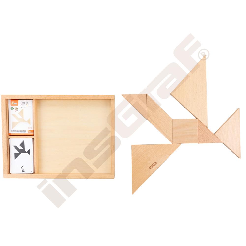 Dřevěný tangram