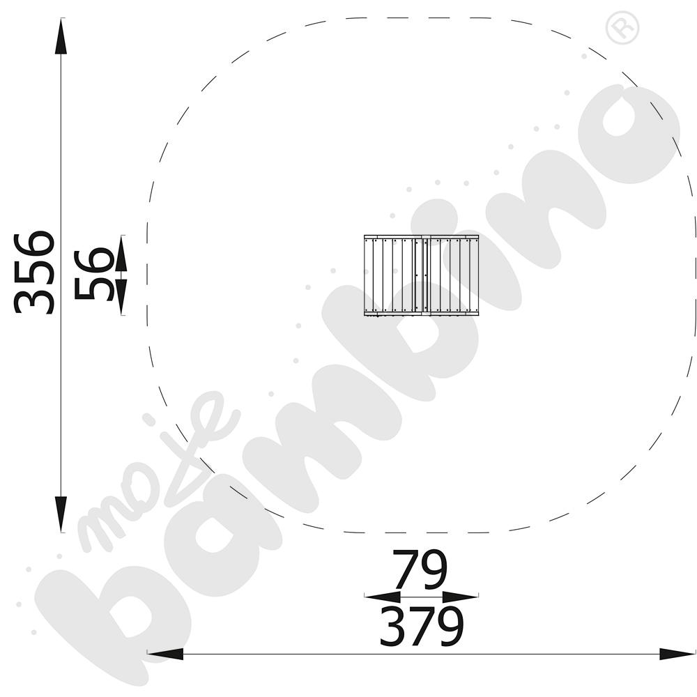 Biblioteczka Terra z kotwami