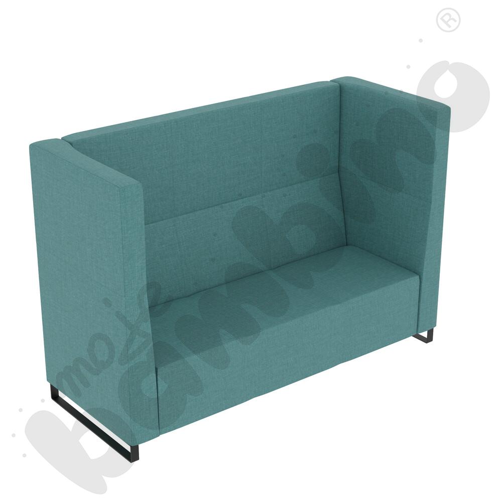 Sofa Universum 3-os. wys. 133 cm, boki średnie, tkanina KG09