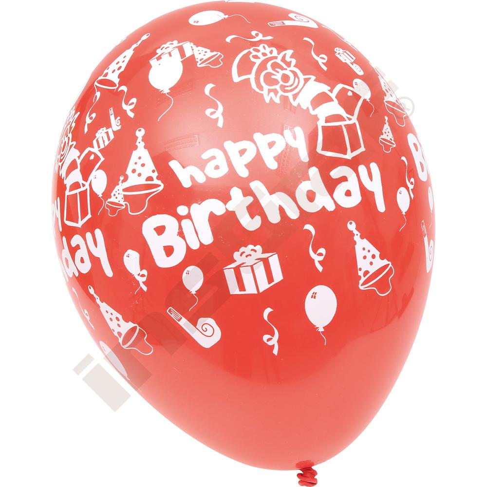 Balónky Happy Birthday 