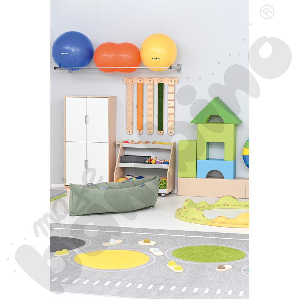 Półka metalowa na piłki