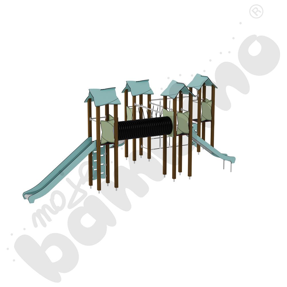 Zestaw Urbi 10, słupy drewniane C