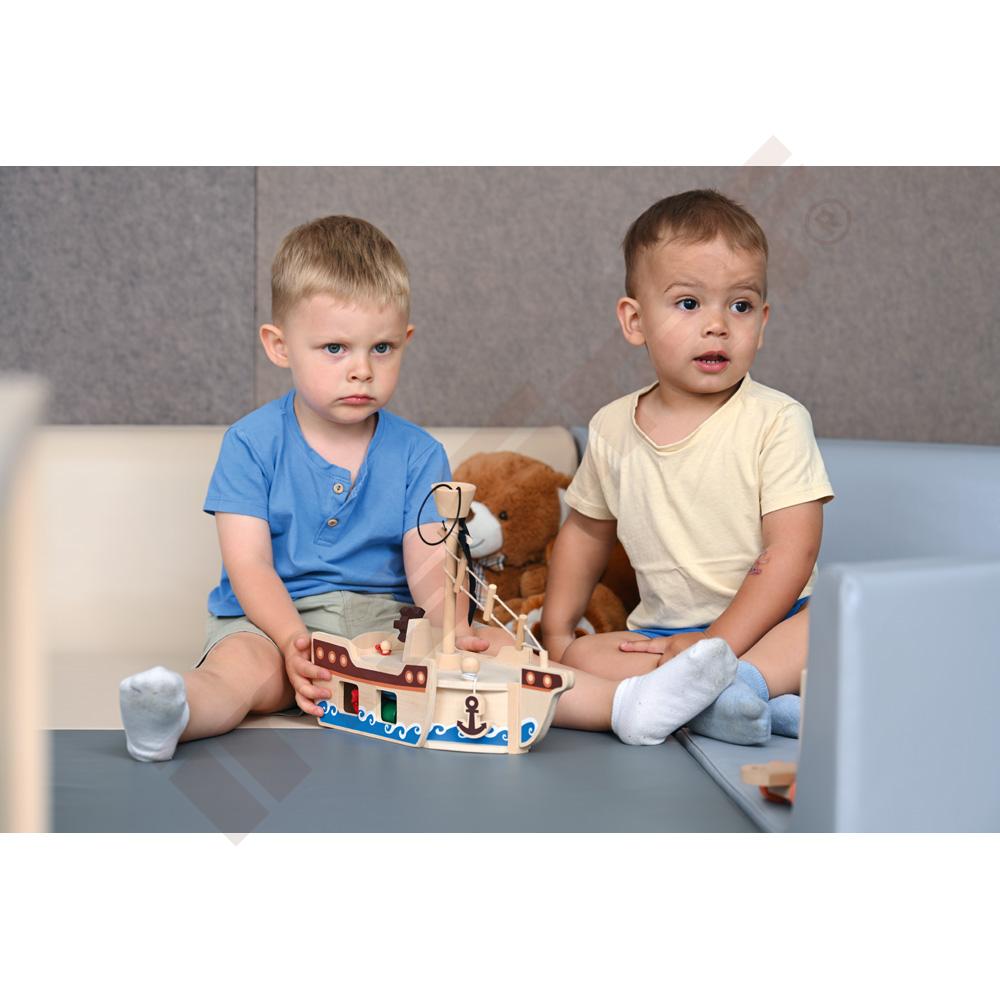 Matrac štvorcový sivý do ohrádky Siessta