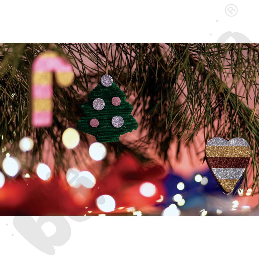 Ozdoby bożonarodzeniowe do ozdabiania, 6 szt.