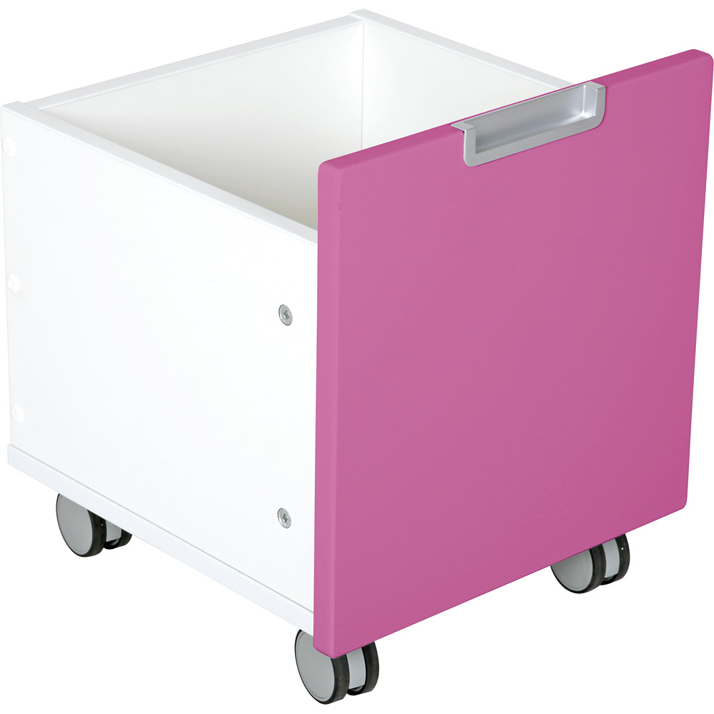 Quadro - úložný box - malý,  tmavoružový