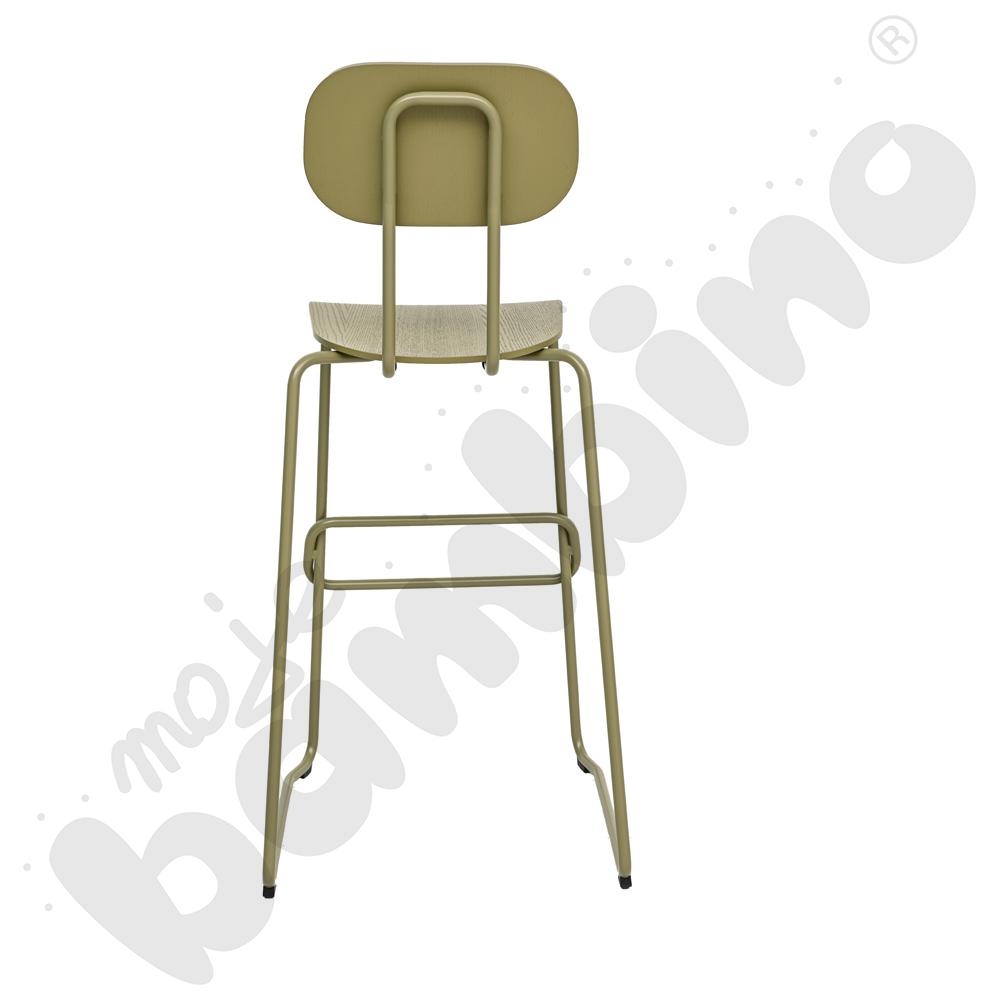 Hoker wysoki New School oliwka