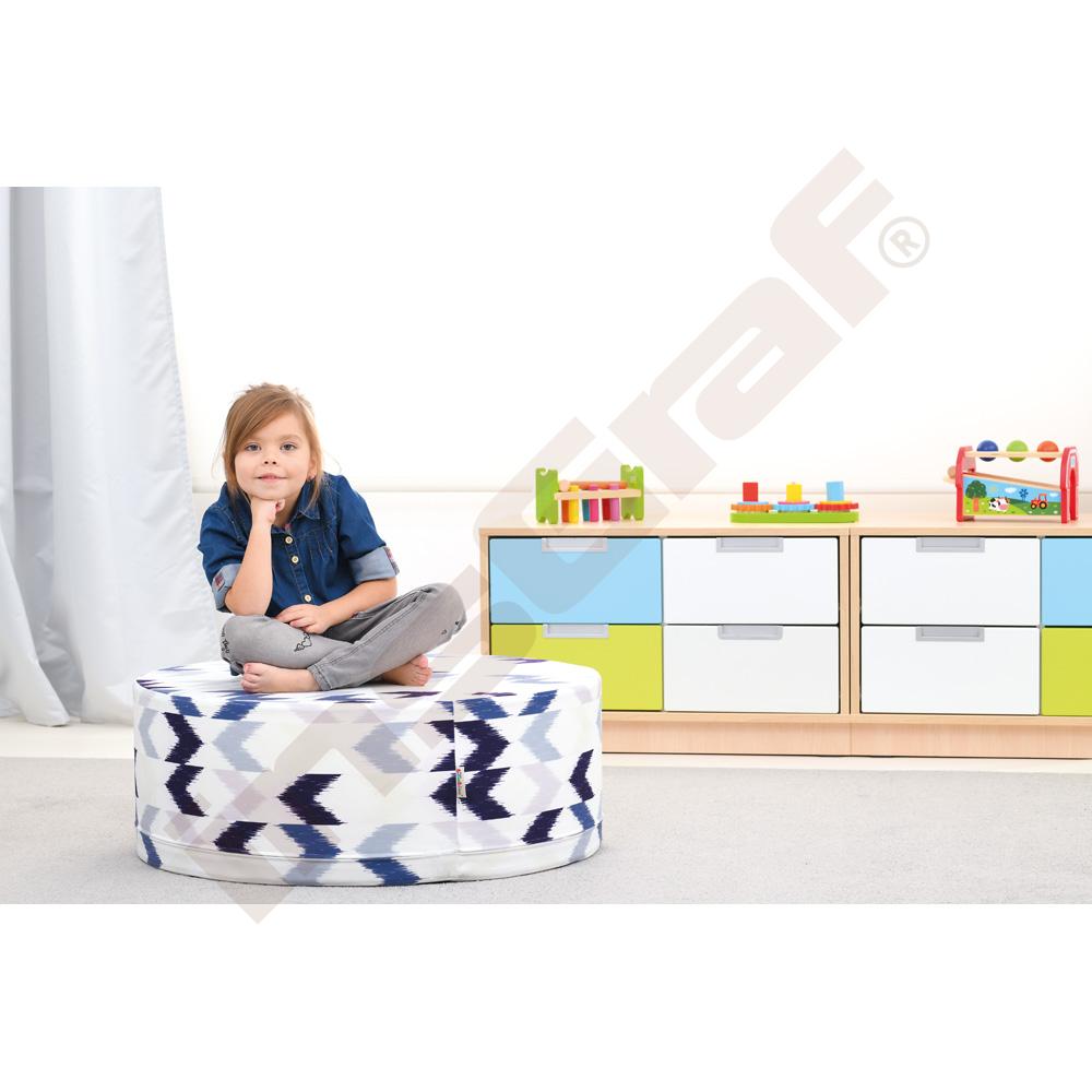Sedák průměr 80 cm - motiv šipky 