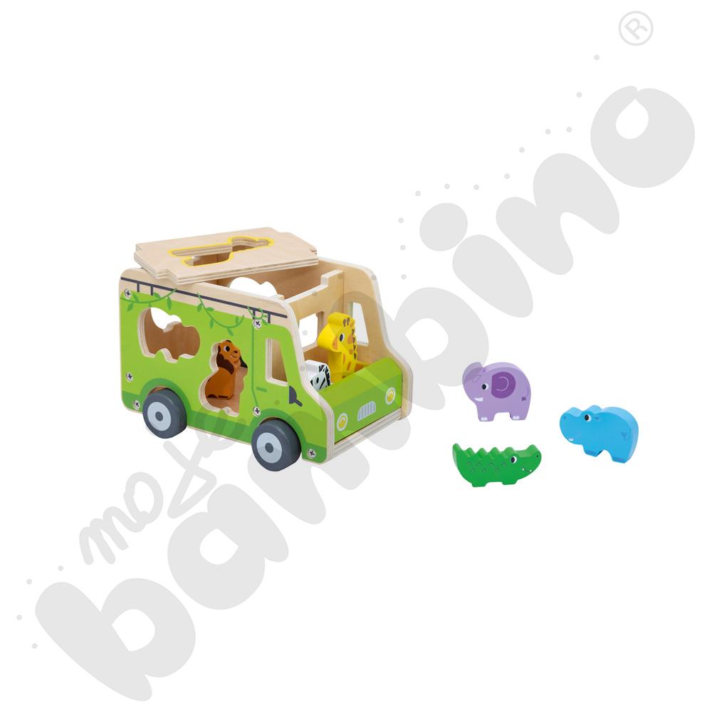 Auto-sorter ze zwierzątkami