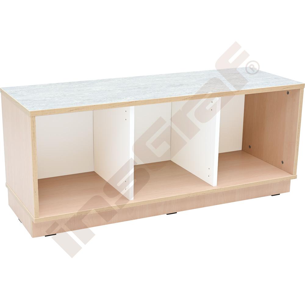 Quadro - tichá skříňka S na 6 zásuvek, se soklem