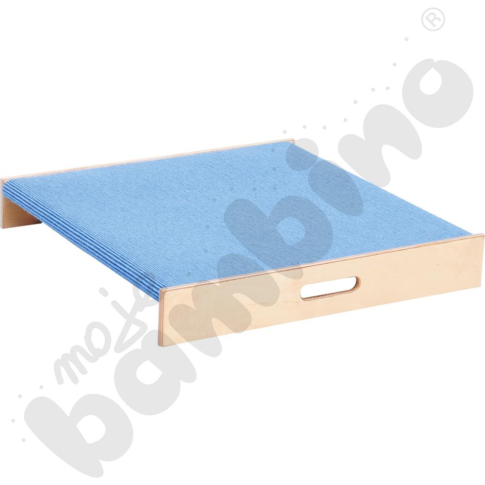 Podest kwadrat, wys. 10 cm - jasnoniebieski