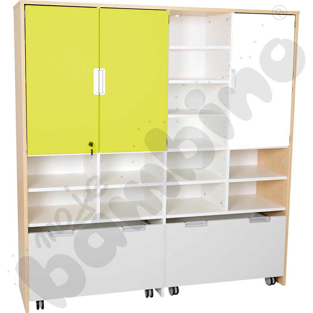 Quadro - zestaw 64, 90 st., skrzynia klon jasny