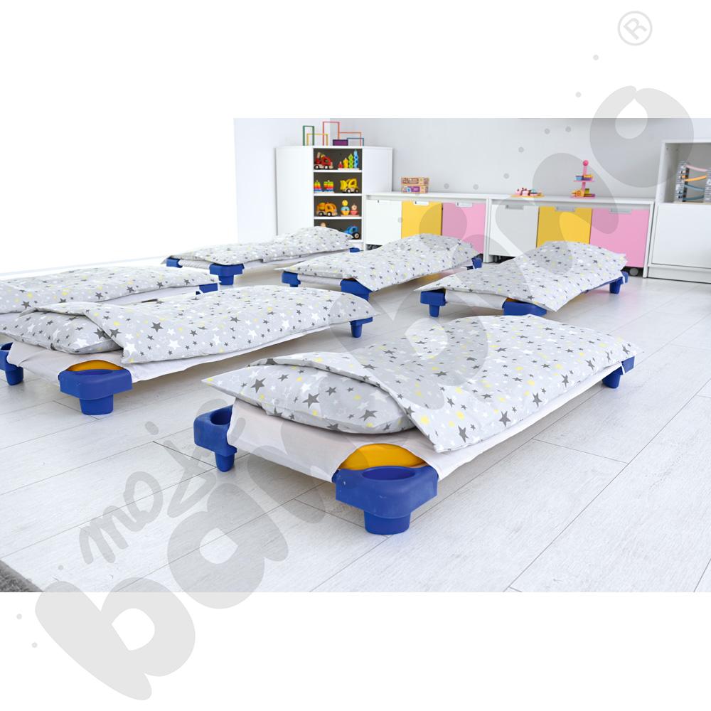 Materac do łóżeczka przedszkolnego - żółty