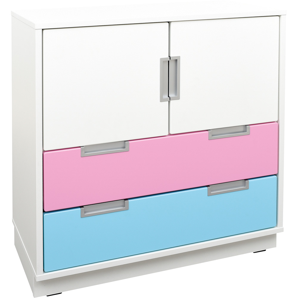 Quadro – skrinka M s 1 policou, biela 