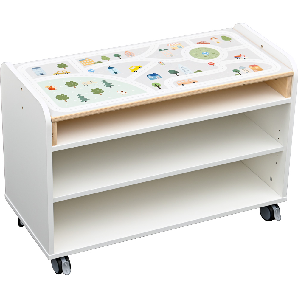 Mobilný hrací kútik Quadro 252 - korpus biely