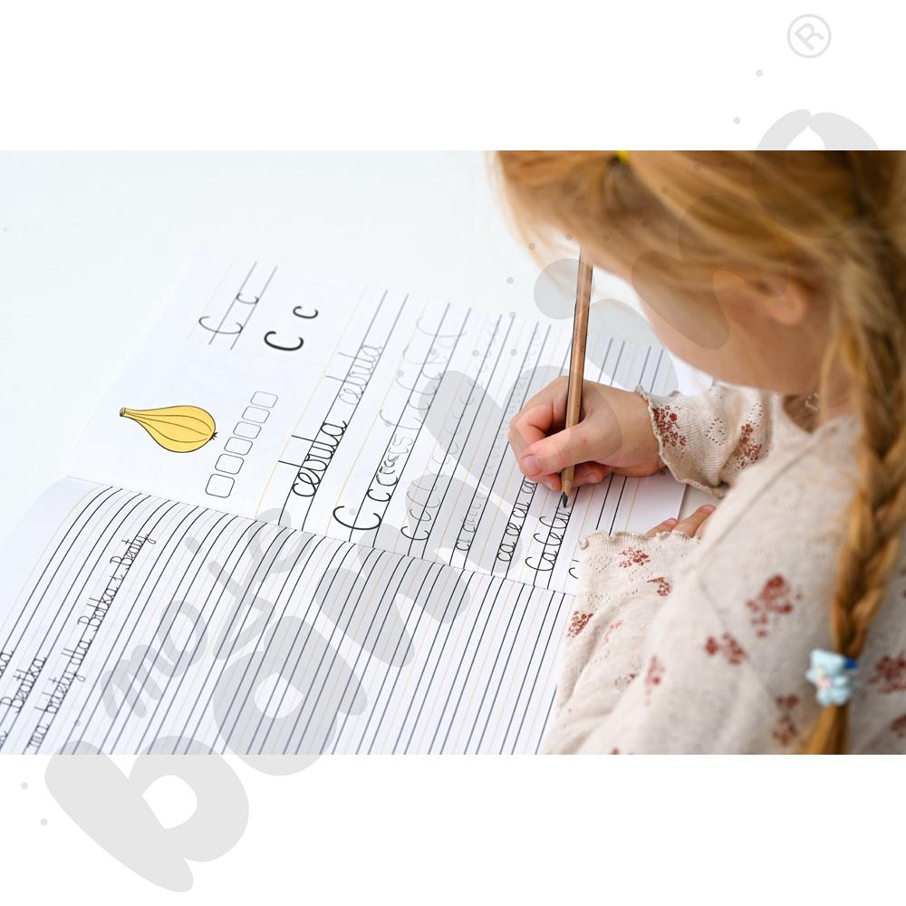 Zeszyty do kaligrafii, 3 części