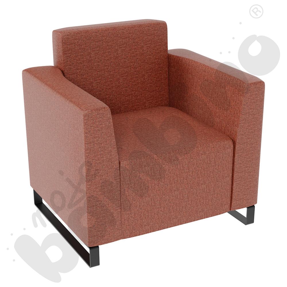 Fotel Universum wys. 82 cm, 2 boki niskie, tkanina RO06